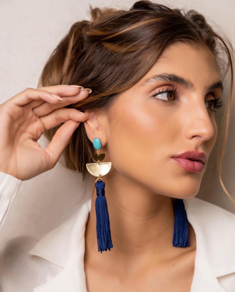 Ipanema Turquoise Crystal Earring